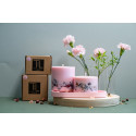 Natural Peony Scented Pillar Candle - TL Candles