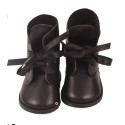 Bottines noires à lacets pour poupée Little Kidz 36 cm
