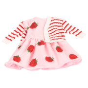 Ensemble Robe fraises scintillantes pour poupée 45-50 cm - Götz