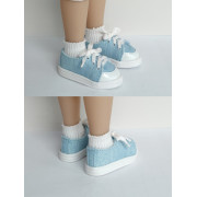 Paire Baskets bleues Lucia pour Fashion Friends Ruby Red
