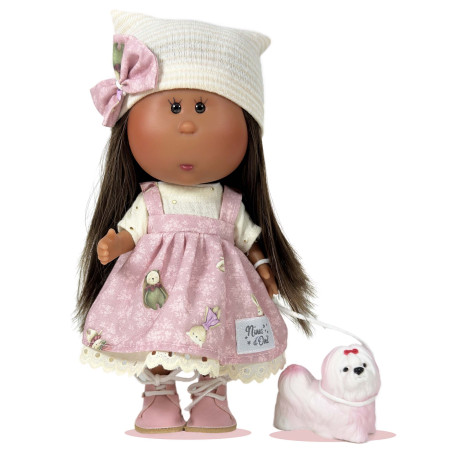 Poupée Little Mia Pink et son chien - Edition 2026 - Nines d'Onil