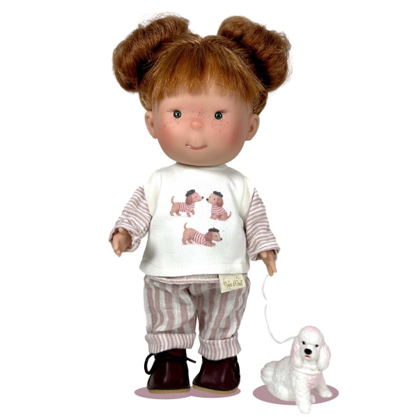 Poupée Pippa rousse et son chien - Edition 2026 - Nines d'Onil