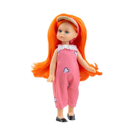 Petite poupée Daniela Las Mini Amigas Paola Reina - Cheveux orange et combinaison