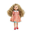 Poupée Carla Las Amigas Paola Reina - cheveux bouclés blonds et robe fleurie