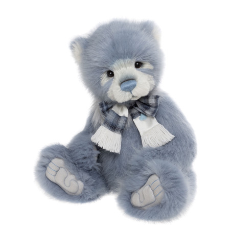 Ours Plumo Charlie Bears Plush Collection - Couleur bleu et taille de 48 cm
