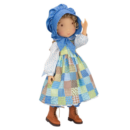 Holly Hobbie Blue Doll - Ruby Red
