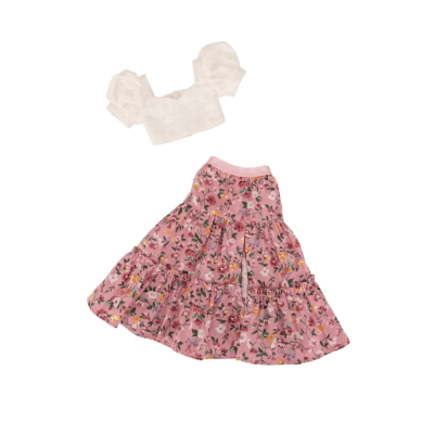 Springtime Elegance Fashion Friends Doll Outfit - Ruby Red