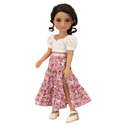 Vêtement Springtime Elegance pour Poupée Fashion Friends - Ruby Red