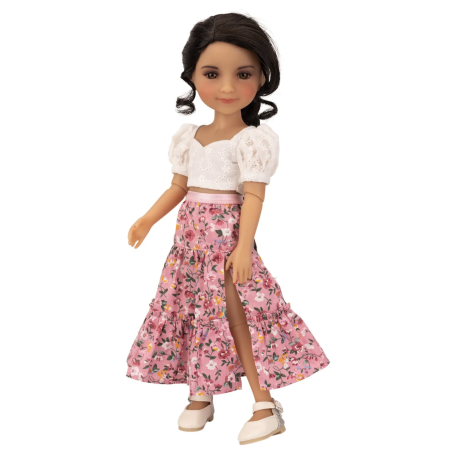 Springtime Elegance Fashion Friends Doll Outfit - Ruby Red