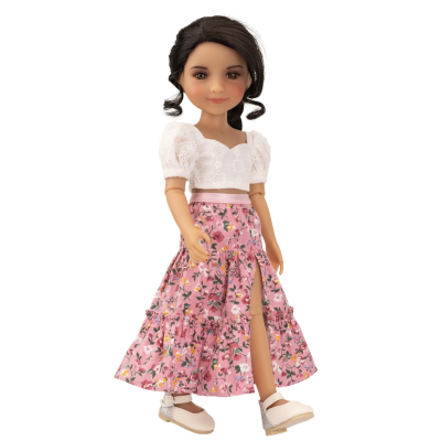 Springtime Elegance Fashion Friends Doll Outfit - Ruby Red