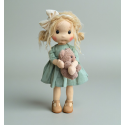 Mint Inspiration Waldorf doll 38 cm - Art and Doll