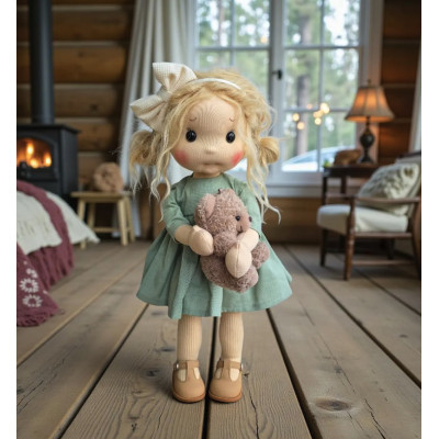Mint Inspiration Waldorf doll 38 cm - Art and Doll