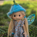 Petite Poupée articulée Talisman Lumi Coton Bio - Art and Doll