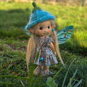 Petite Poupée articulée Talisman Lumi Coton Bio - Art and Doll