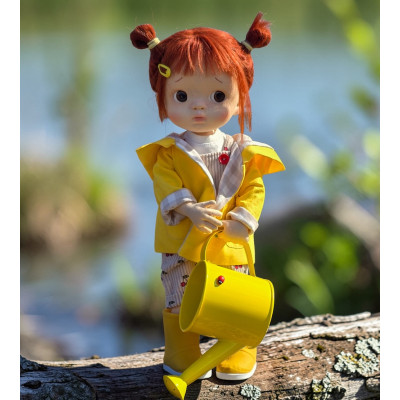 Lou Organic Cotton Articulated Doll 40 cm - Art and Doll