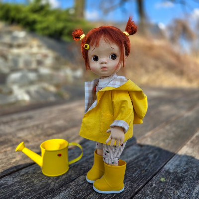 Lou Organic Cotton Articulated Doll 40 cm - Art and Doll