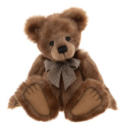 Ours Griffiths Charlie Bears 37 cm, peluche douce brune avec clochette Tinkler, entièrement articulé.
