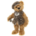 Ours Mr Higgins Isabelle Collection 43 cm, en mohair, personnage debout entièrement articulé.