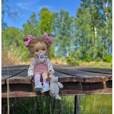 Honey Boo Organic Cotton Articulated Doll 40cm - Art and Doll