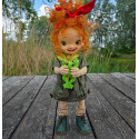 Poupée articulée Penny Coton Bio 40 cm - Art and Doll
