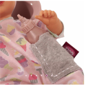 Poupon Götz Sleepy Aquini Pink Popsicle Girl 33 cm, biberon