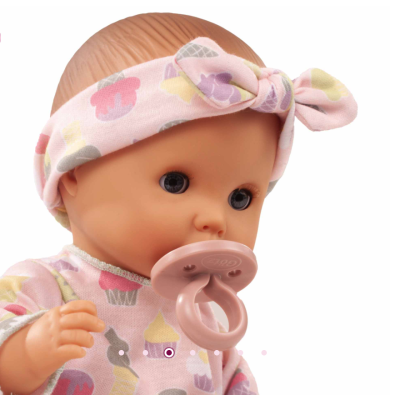 Poupon Götz Sleepy Aquini Pink Popsicle Girl 33 cm avec yeux dormeurs,