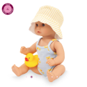 Sleepy aquini Girl bathing duck doll - Götz