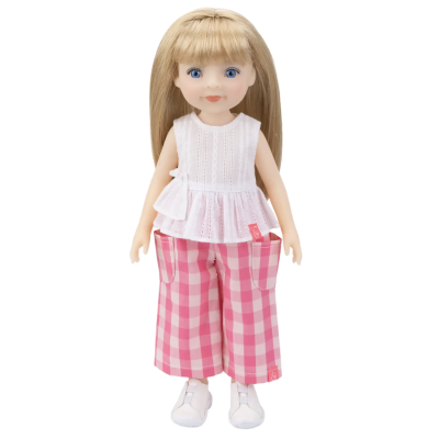 Pantalon à carreaux pour poupées Jolli Buddies 32 cm