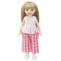 Pantalon à carreaux pour poupées Jolli Buddies 32 cm