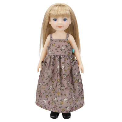 Long floral dress for 32cm Jolli Buddies dolls