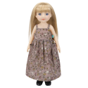 Robe longue fleurie pour poupées Jolli Buddies 32 cm