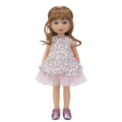 Robe tutu fleurie pour poupées Jolli Buddies 32 cm