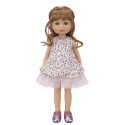 Robe tutu fleurie pour poupées Jolli Buddies 32 cm