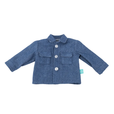 Classic denim overshirt for 32cm Jolli Buddies dolls