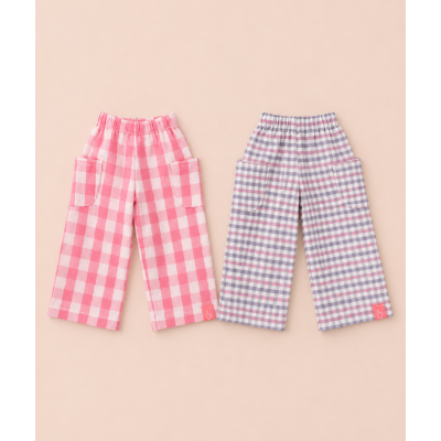 Checkered trousers for 32cm Jolli Buddies dolls