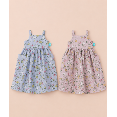 Robe longue fleurie pour poupées Jolli Buddies 32 cm