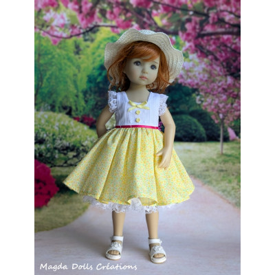 Juliette outfit for Little Darling doll - Magda Dolls Creations