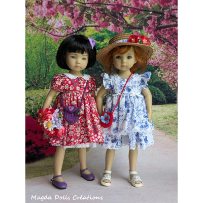 Francesca outfit for Little Darling doll - Magda Dolls Creations