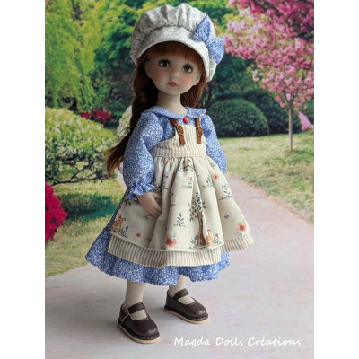 Tenue Elisabeth pour poupée Li'l Dreamer - Magda Dolls Creations