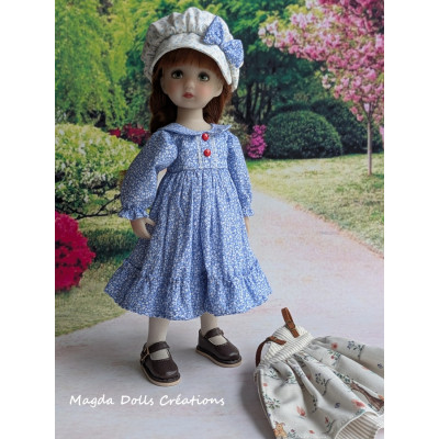 Elisabeth outfit for Li'l Dreamer doll - Magda Dolls Creations