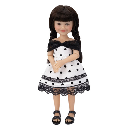 Tenue Victorian Sweetheart pour Poupée Siblies - Ruby Red