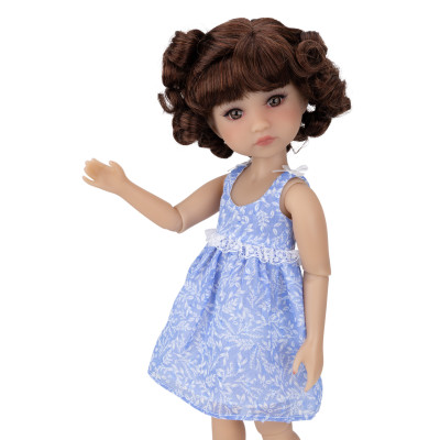 Leaf and Lace Delight Outfit for Fashion Friends Doll - Ruby Red