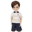 Tenue Stripe and Step Style pour Poupée Fashion Friends - Ruby Red