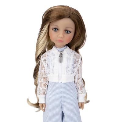 Tenue Angel in Pinstripes pour Poupée Fashion Friends - Ruby Red