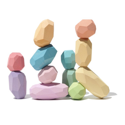 Set de 12 teniques pastel - Ocamora