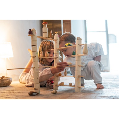 Woodland Jeu de construction en bois 27 pièces - Grapat