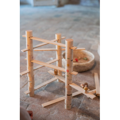 Woodland Wooden construction game 27 pieces - Grapat