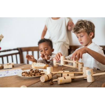 Woodland Wooden construction game 27 pieces - Grapat
