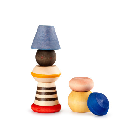 Serendipity Grapat – 8-piece wooden stacking game