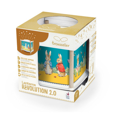 Veilleuse musicale Lanterne Revolution 2.0 Peter Rabbit - Trousselier